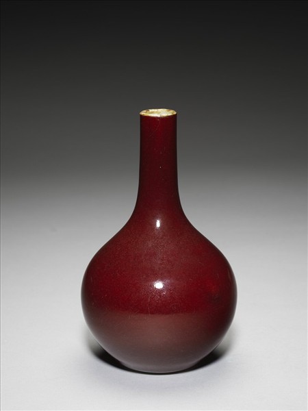 霽紅釉膽瓶