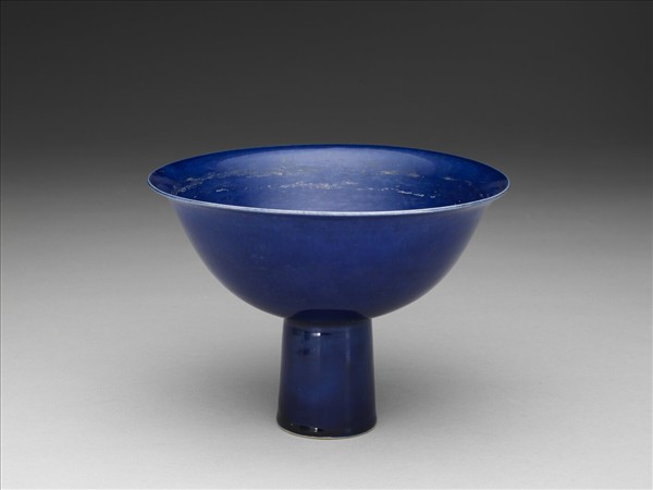 霽青釉高足碗