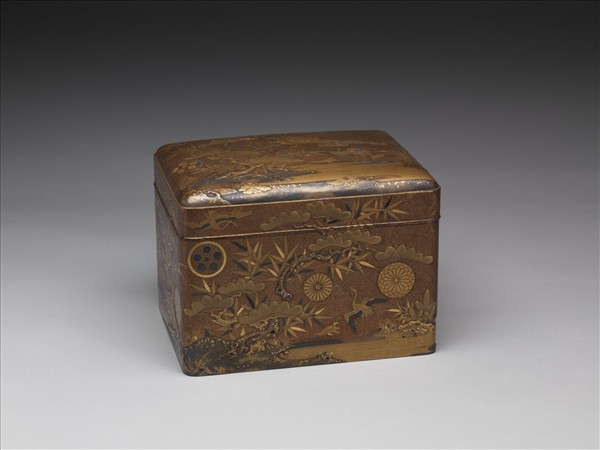 松竹龜鶴蒔繪箱