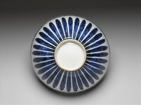 官窯 青花花卉碗