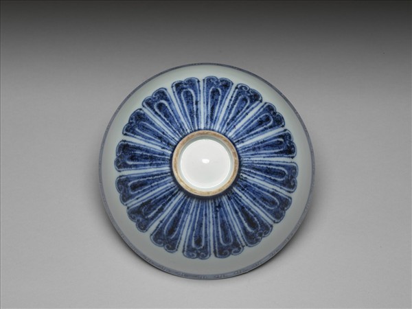 官窯 青花花卉碗