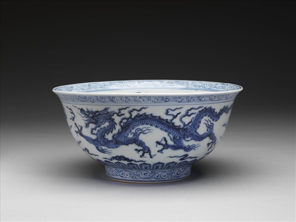 青花雙龍碗