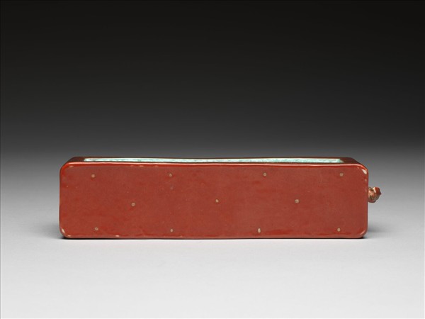 官窯 粉彩鏤空雲龍長方香薰