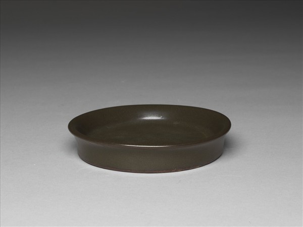 茶葉末釉碟