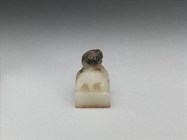 仿漢「杜章」獸鈕玉印