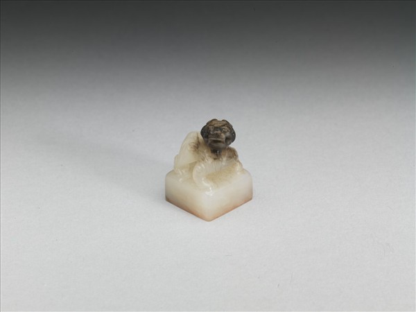 仿漢「杜章」獸鈕玉印