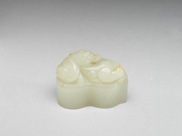 玉葫蘆形螭鈕未刻章