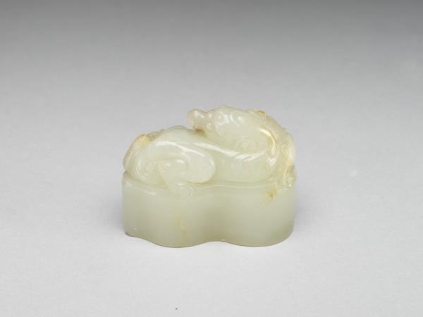 玉葫蘆形螭鈕未刻章