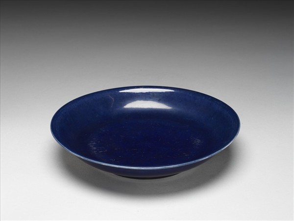 霽青釉盤