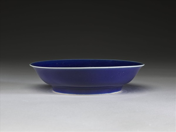 霽青釉盤