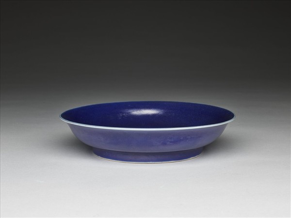 霽青釉盤