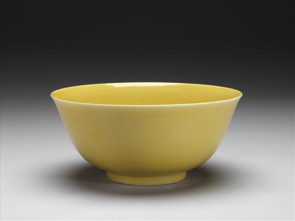 黃釉碗