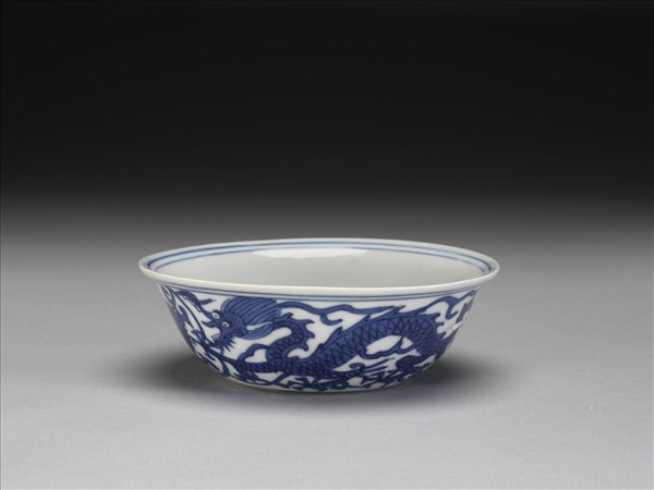 青花龍鳳紋碗