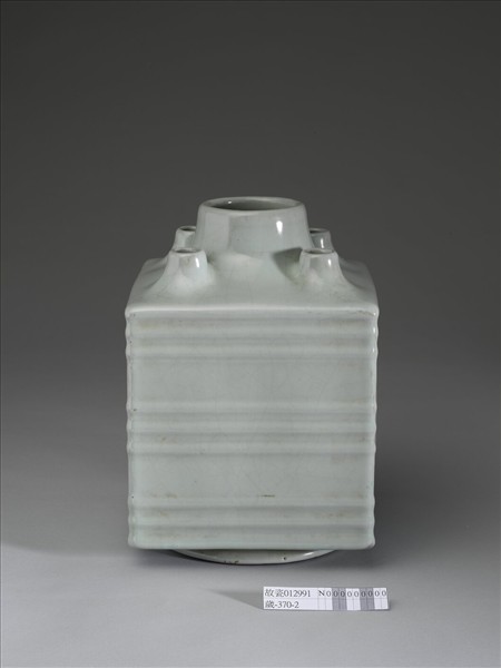 仿官釉五管方瓶