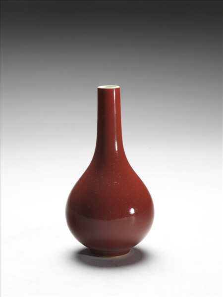 霽紅釉膽瓶