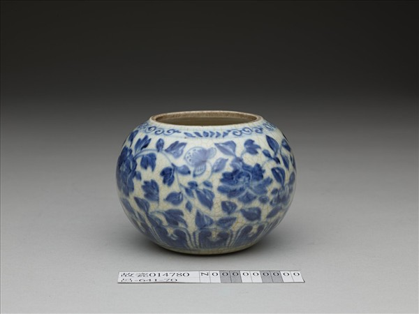 青花花卉紋水盛