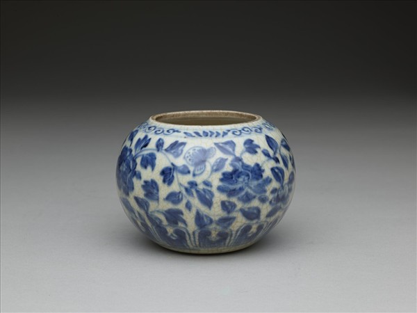 青花花卉紋水盛