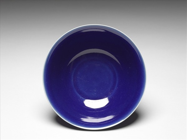 霽青暗花雙龍青碗