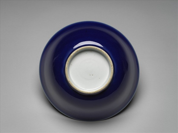 霽青暗花雙龍青碗