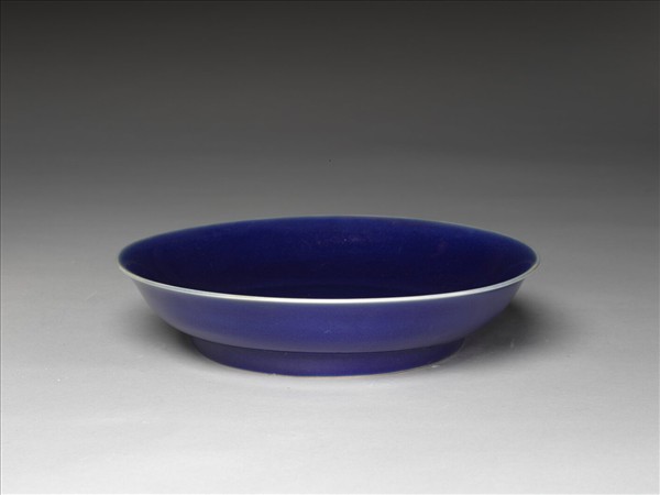 霽青釉盤