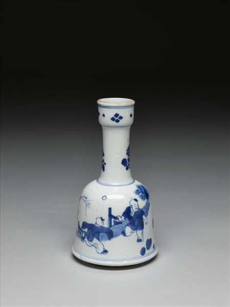 青花嬰戲圖瓶
