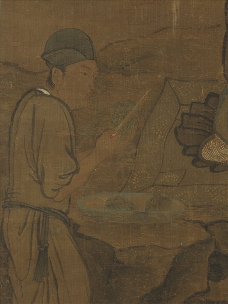 宋人畫十六尊者（十）　軸