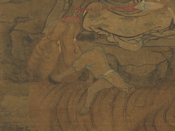 宋人畫十六尊者（十六）　軸