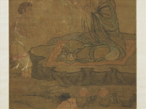 宋人畫十六尊者（十二）　軸