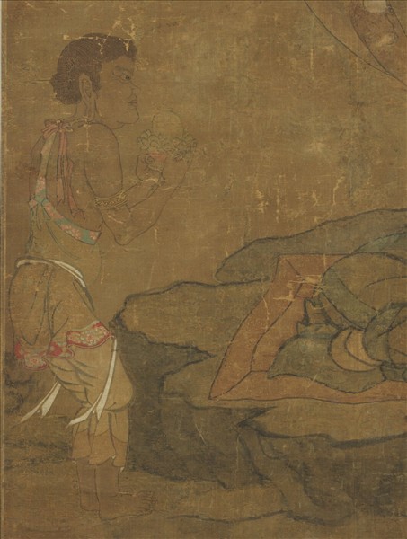 宋人畫十六尊者（十二）　軸