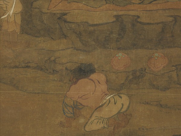 宋人畫十六尊者（十二）　軸