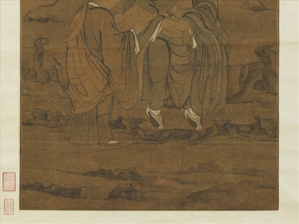 宋人畫十六尊者（六）　軸