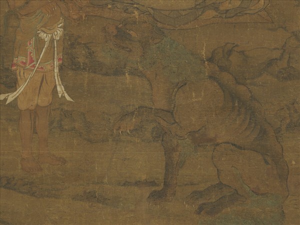 宋人畫十六尊者（十一）　軸