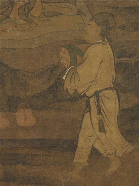 宋人畫十六尊者（十四）　軸