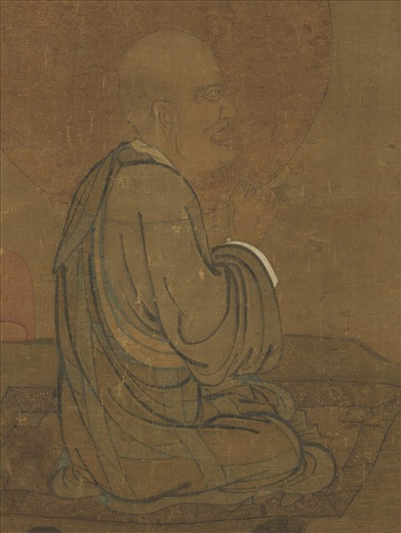 宋人畫十六尊者（九）　軸