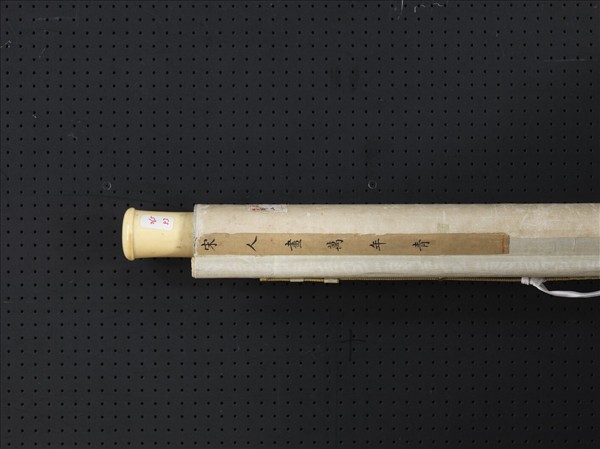 宋人畫萬年青　軸