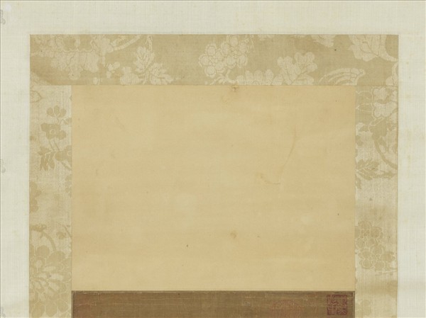 宋人畫鵪鶉　軸