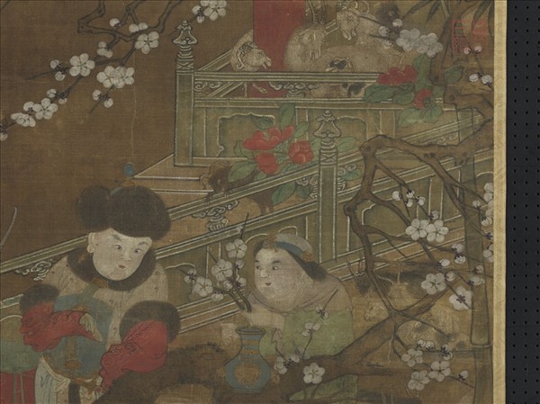 宋人吉羊開泰圖　軸