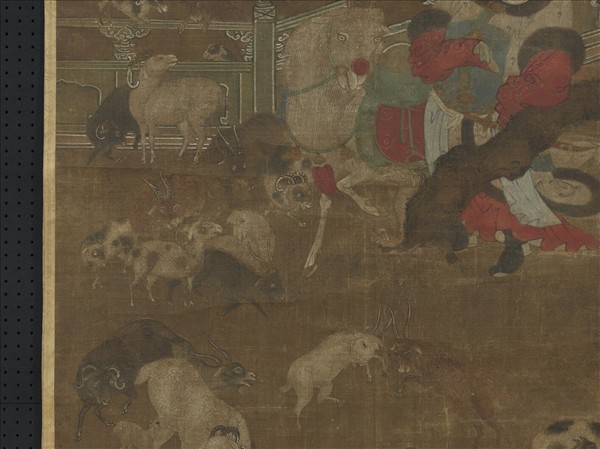 宋人吉羊開泰圖　軸