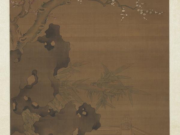 宋人歲歲平安圖　軸