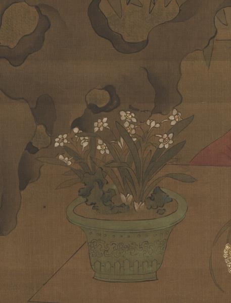 宋人歲歲平安圖　軸