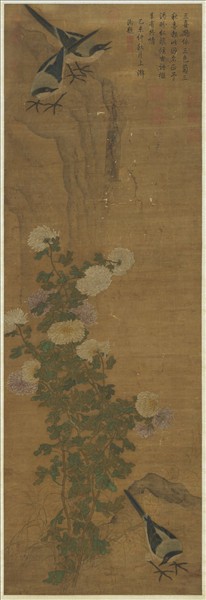 宋人三秋喜報圖　軸