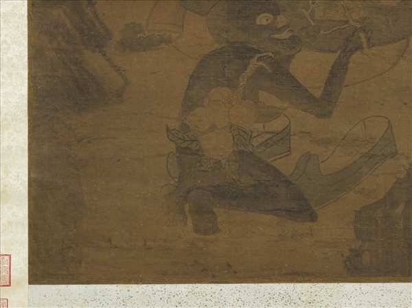 宋人畫十八羅漢（九）　軸