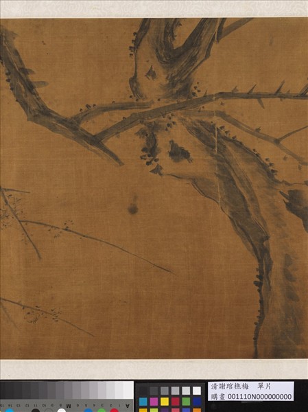 清謝琯樵梅　單片