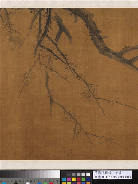 清謝琯樵梅　單片