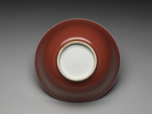 霽紅釉碗
