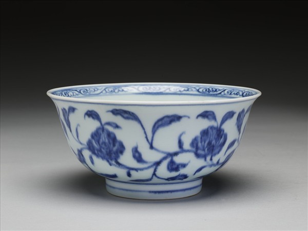 青花花卉紋碗