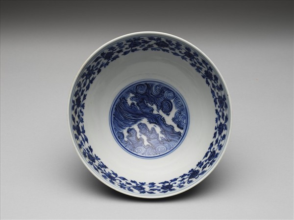 青花花卉紋碗