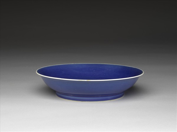 霽青釉盤
