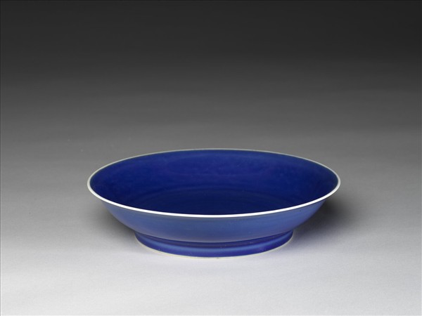 霽青釉盤