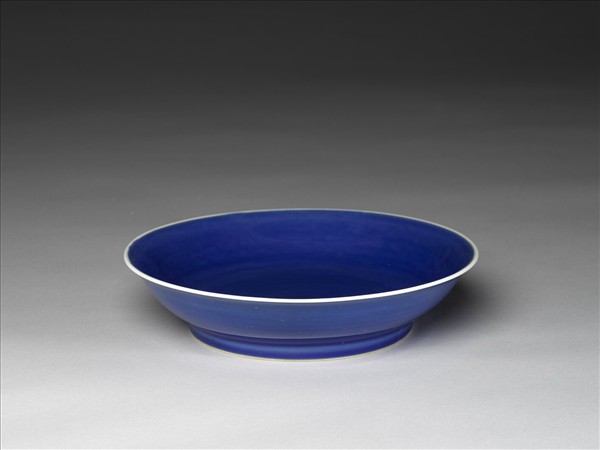 霽青釉盤
